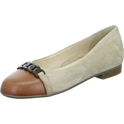 ARA Sardinia brandy Ballerinasko Dame Beige | OU3482059